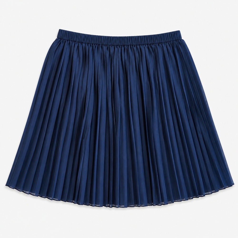BCBGeneration Marine Blue Pleated Mini Skirt RBK3C621-416 NWT‎ Size M